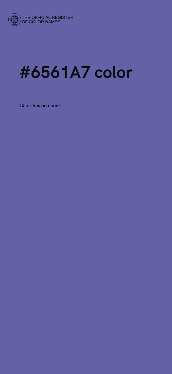 #6561A7 color image
