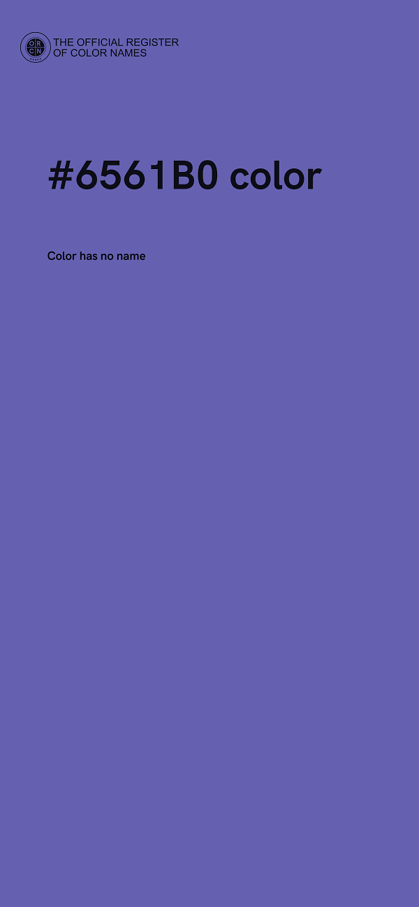 #6561B0 color image
