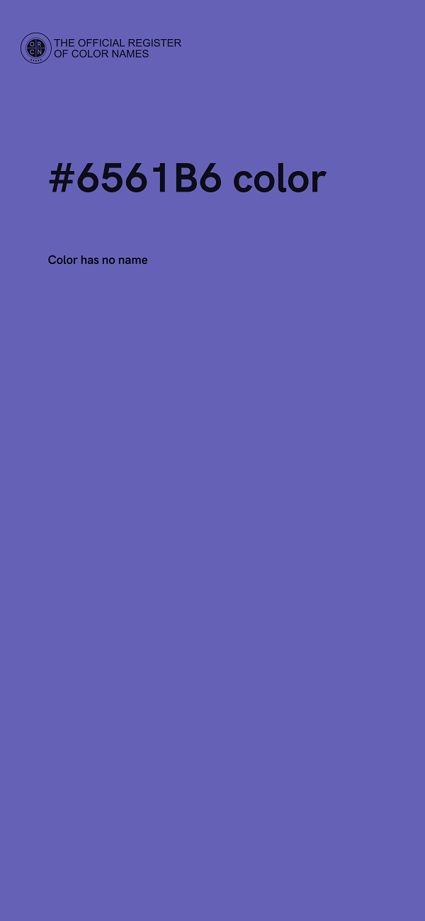 #6561B6 color image
