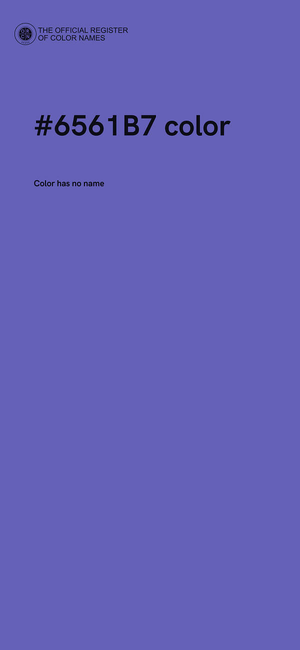 #6561B7 color image
