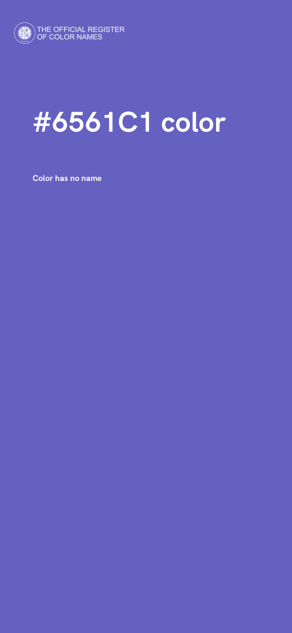 #6561C1 color image