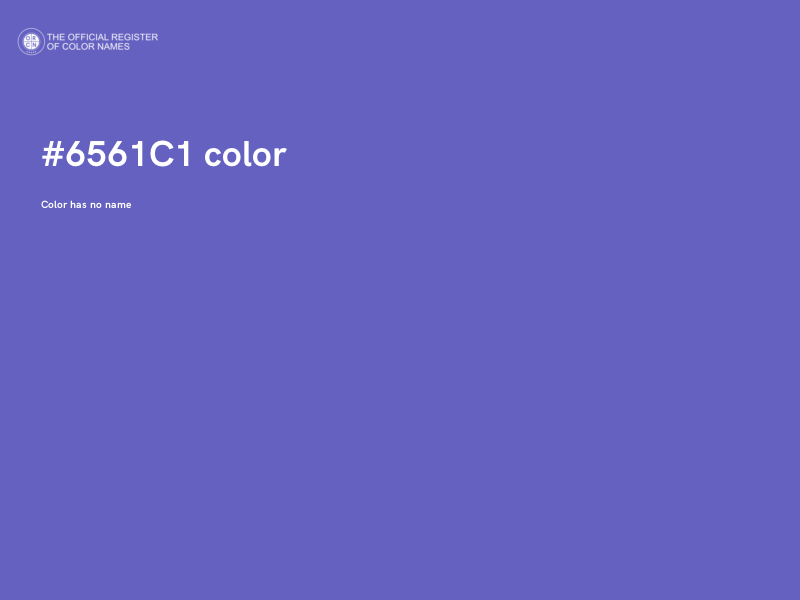#6561C1 color image