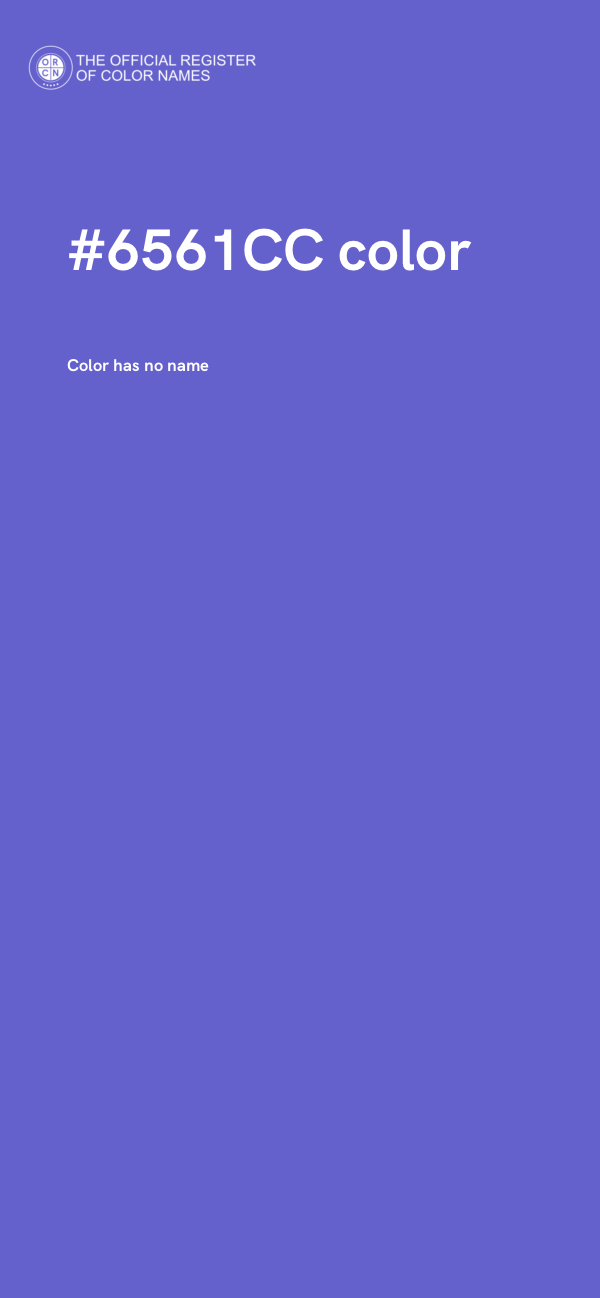#6561CC color image
