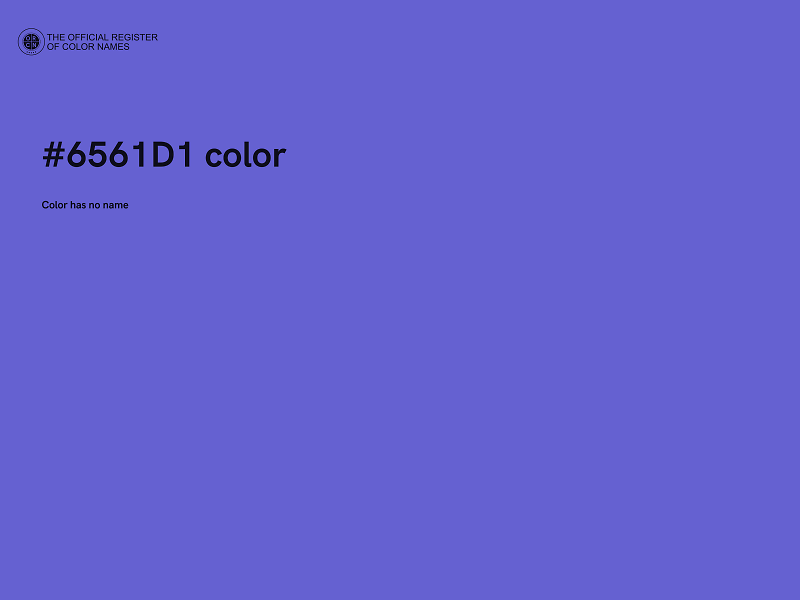 #6561D1 color image