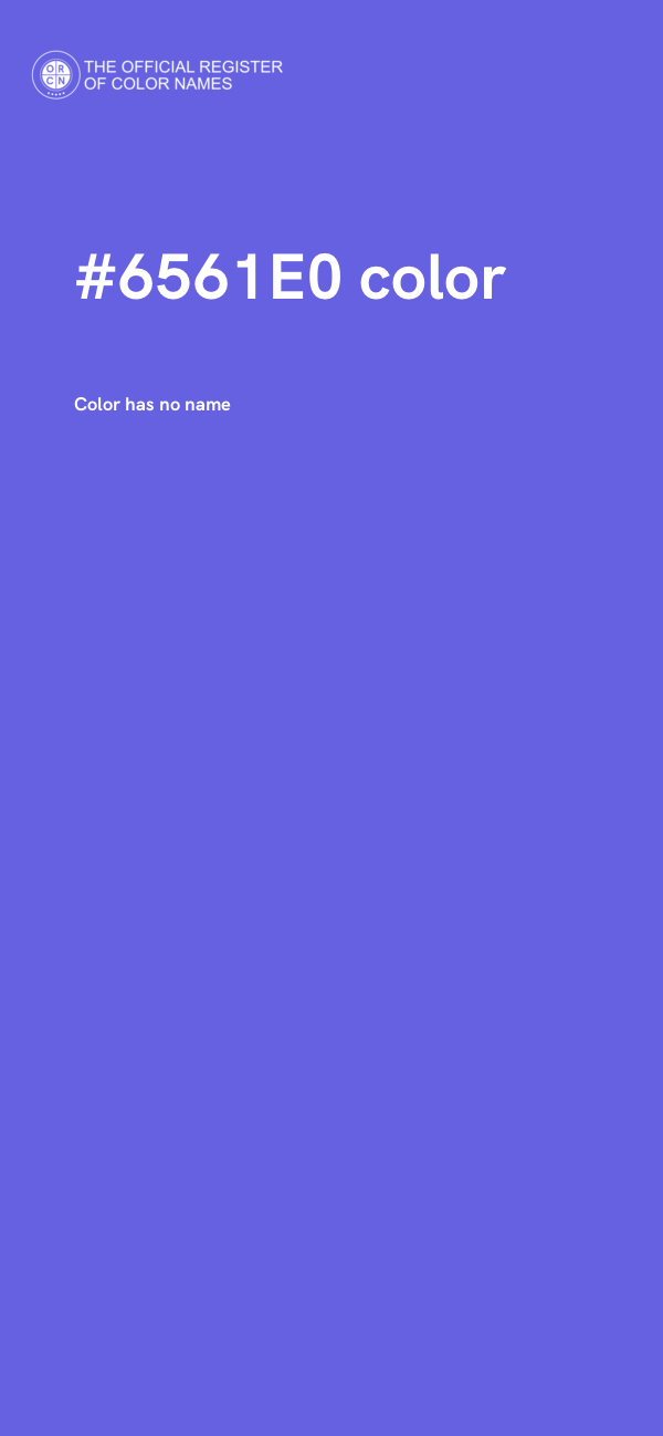#6561E0 color image