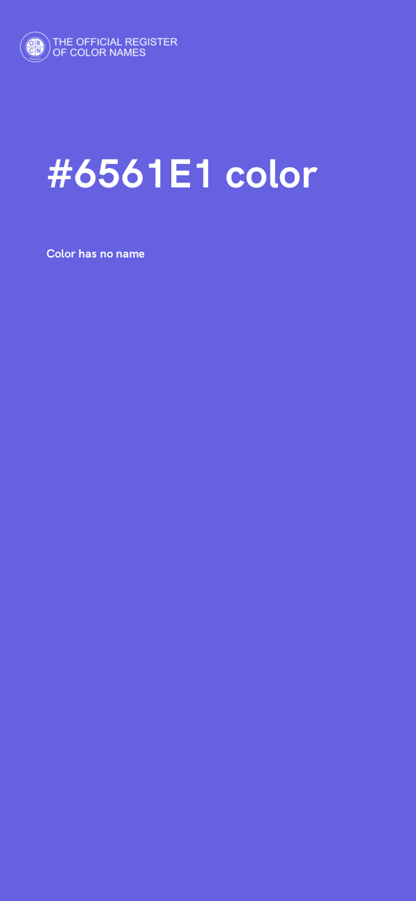 #6561E1 color image