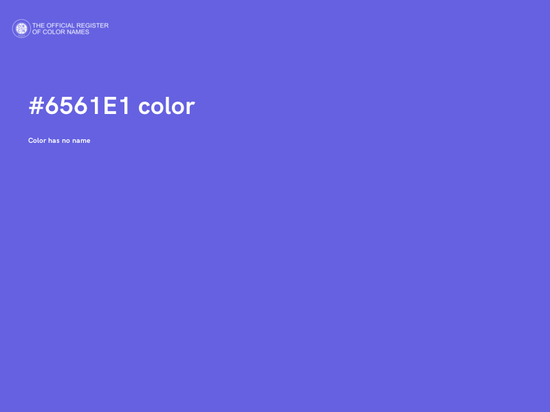 #6561E1 color image