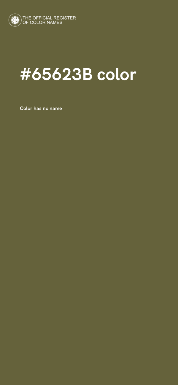 #65623B color image