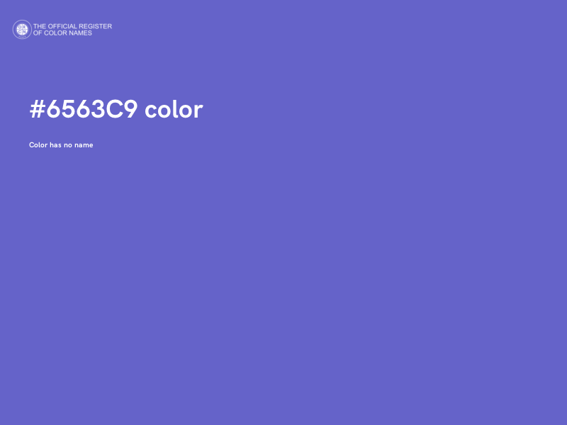 #6563C9 color image