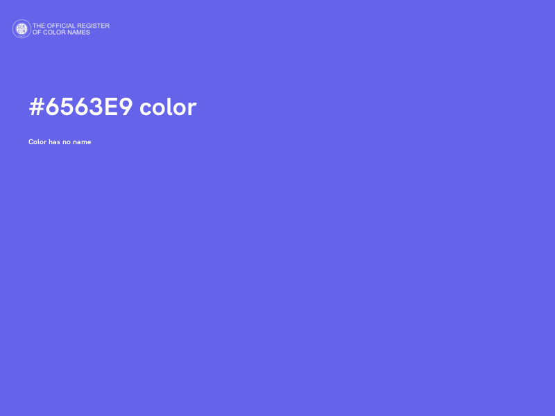 #6563E9 color image