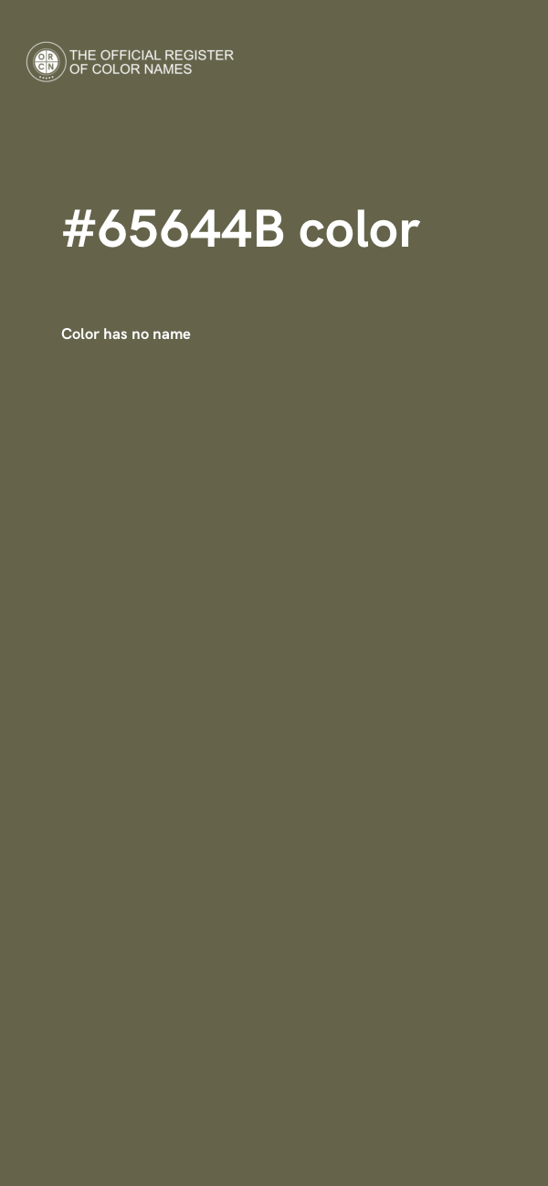 #65644B color image