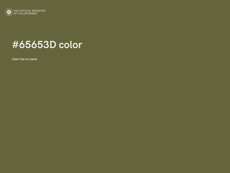 #65653D color image