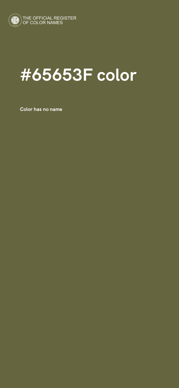 #65653F color image