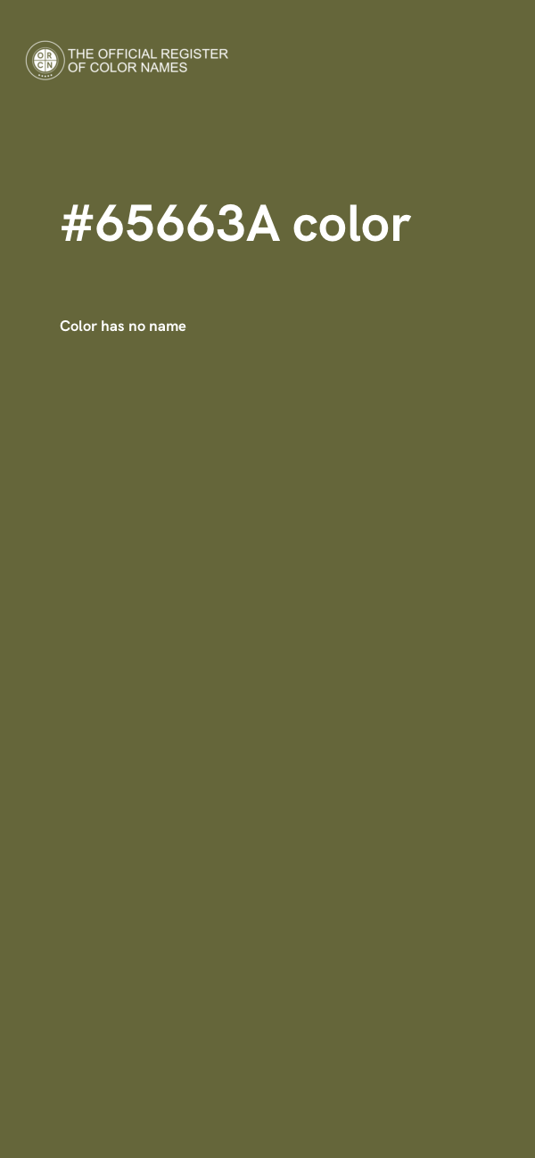 #65663A color image