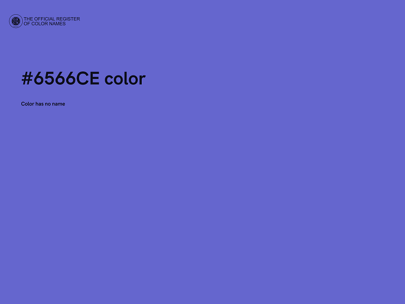 #6566CE color image