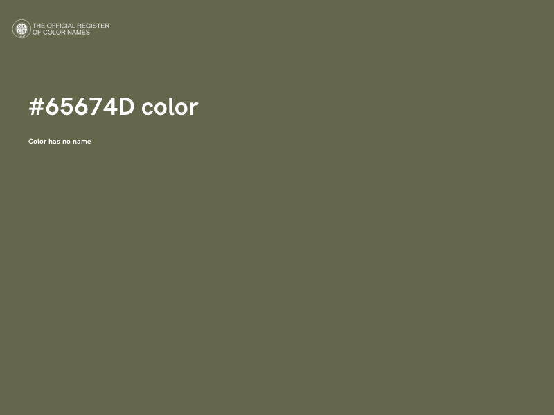 #65674D color image