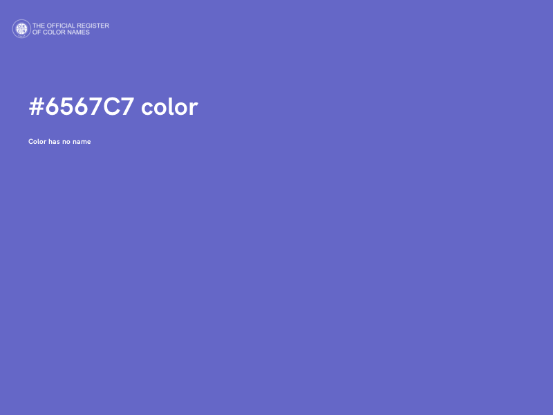 #6567C7 color image