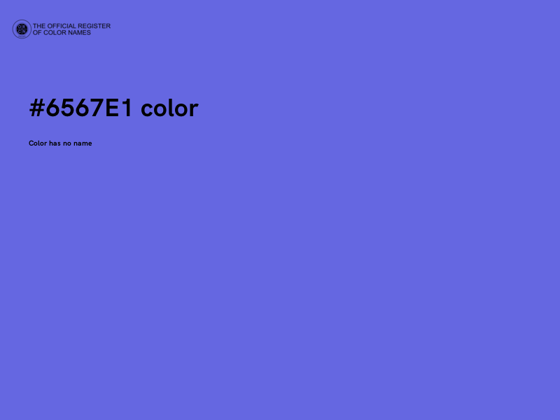 #6567E1 color image