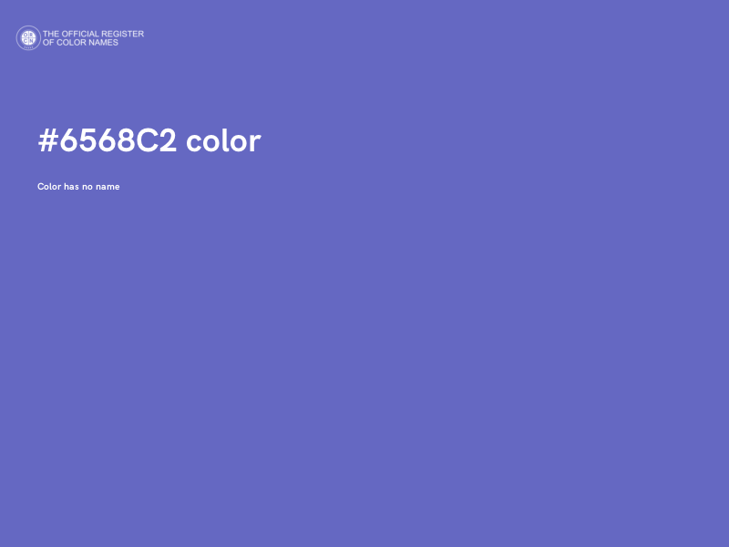 #6568C2 color image