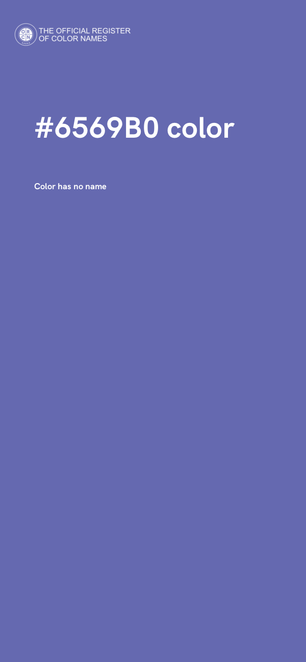 #6569B0 color image