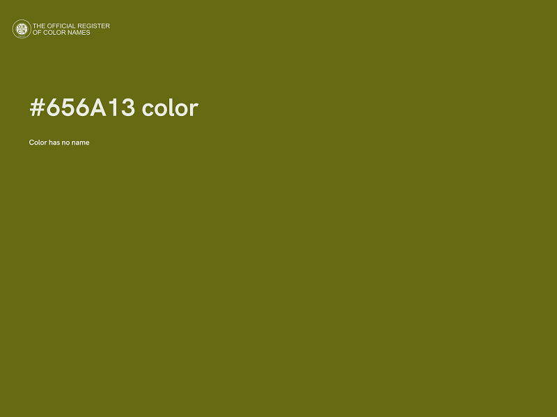 #656A13 color image