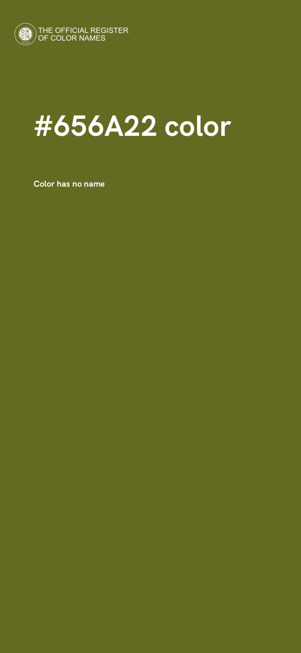 #656A22 color image
