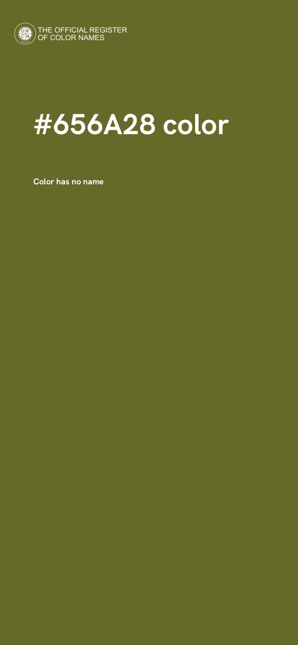 #656A28 color image