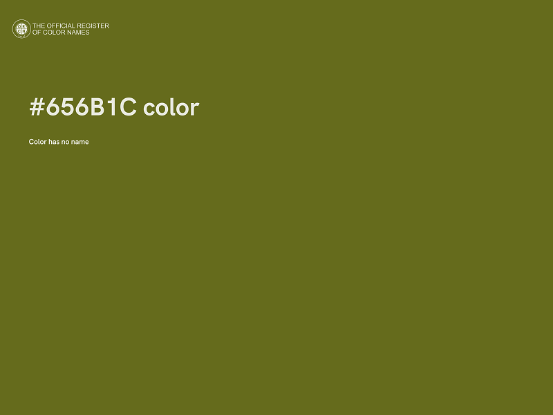 #656B1C color image