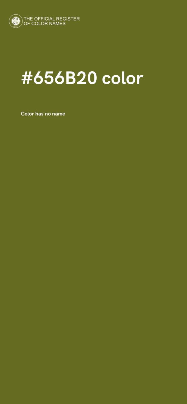 #656B20 color image