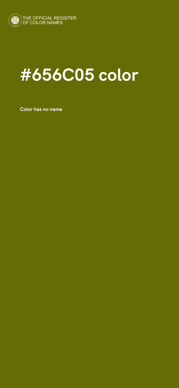 #656C05 color image