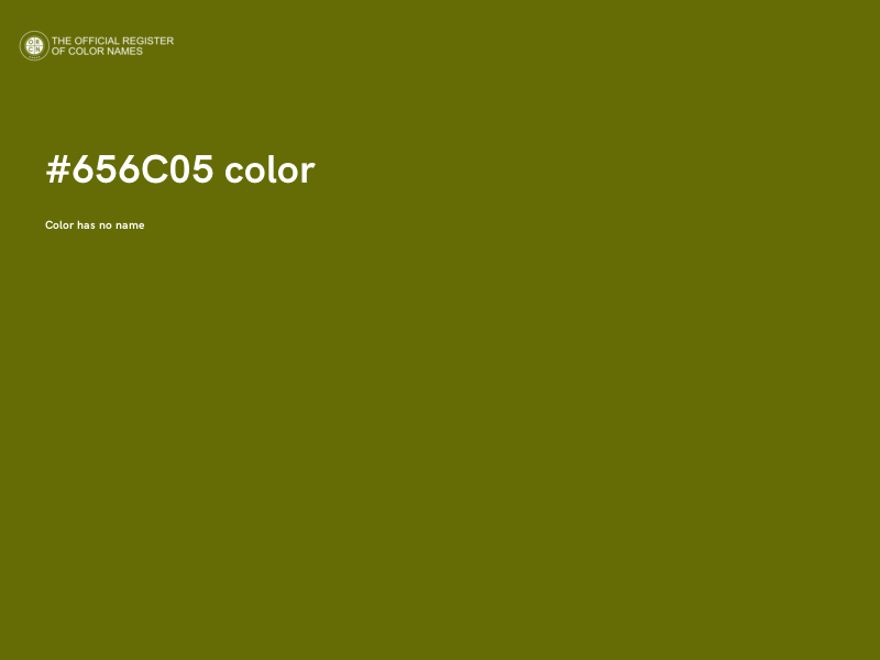 #656C05 color image