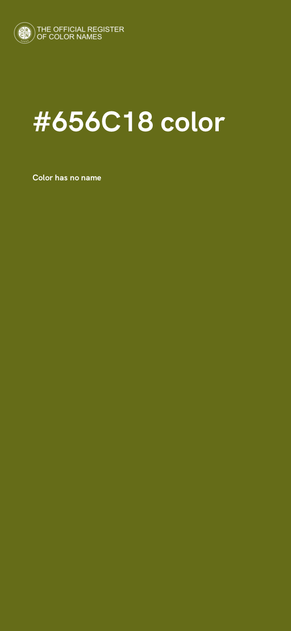 #656C18 color image