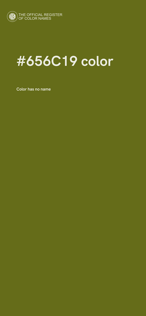 #656C19 color image