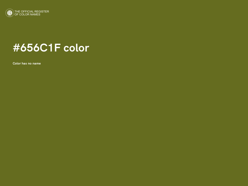 #656C1F color image