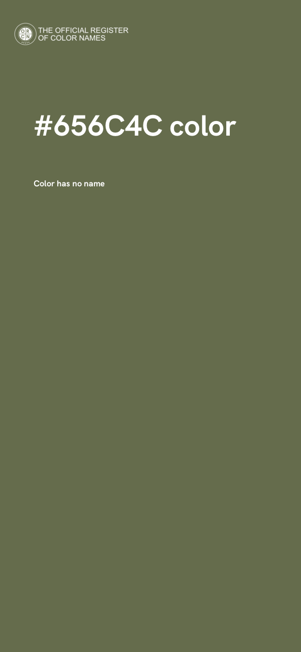 #656C4C color image