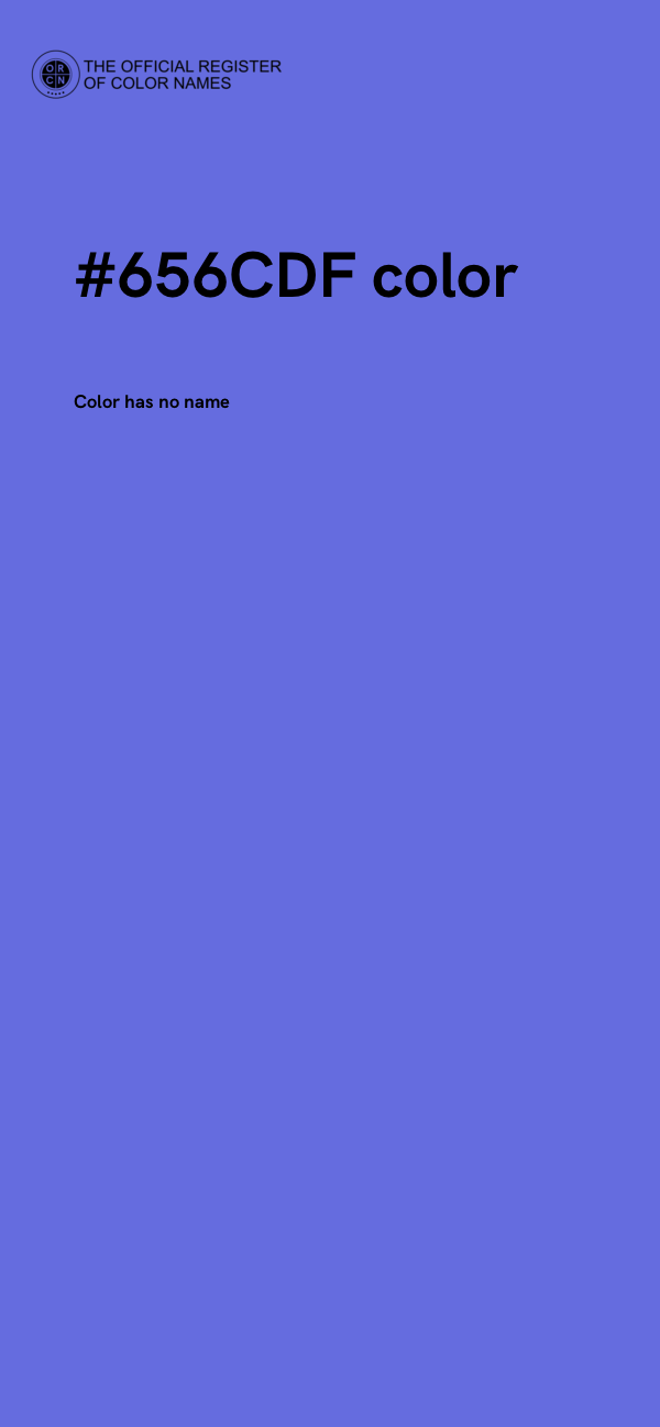 #656CDF color image