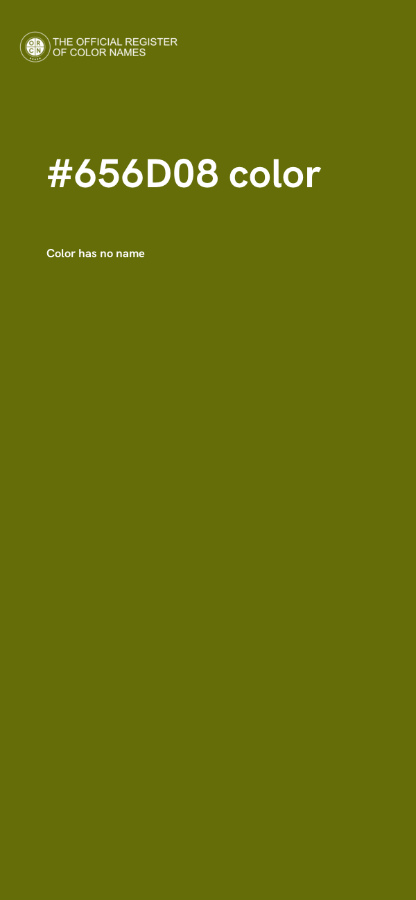 #656D08 color image