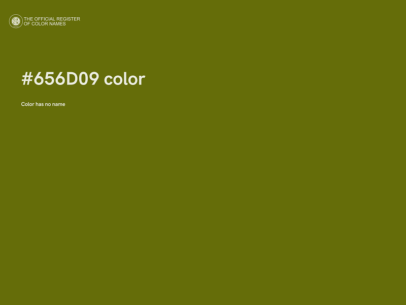 #656D09 color image