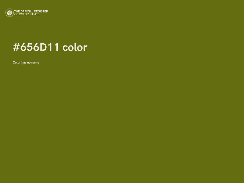 #656D11 color image