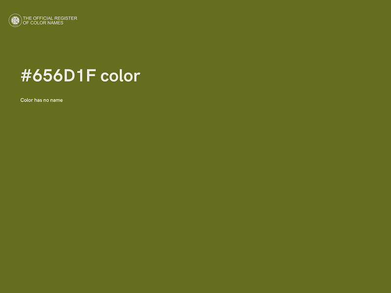 #656D1F color image