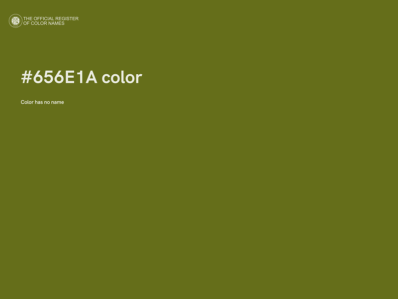 #656E1A color image