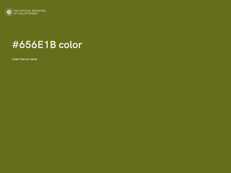 #656E1B color image