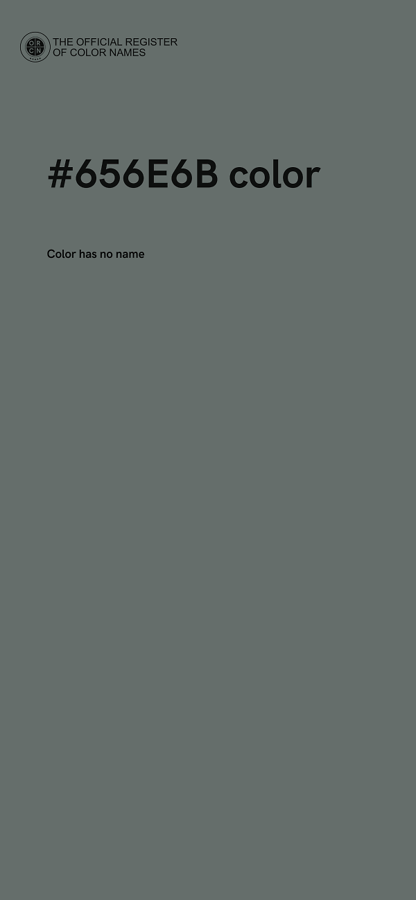 #656E6B color image