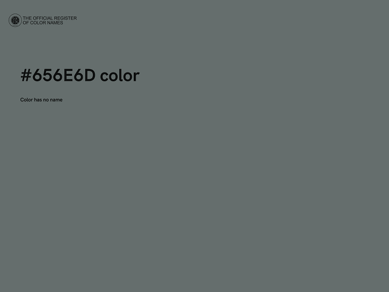 #656E6D color image