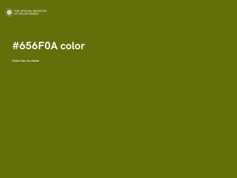 #656F0A color image