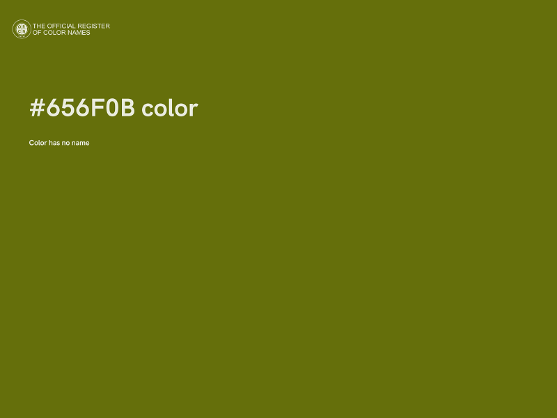 #656F0B color image