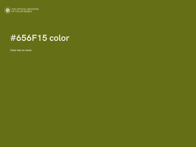 #656F15 color image