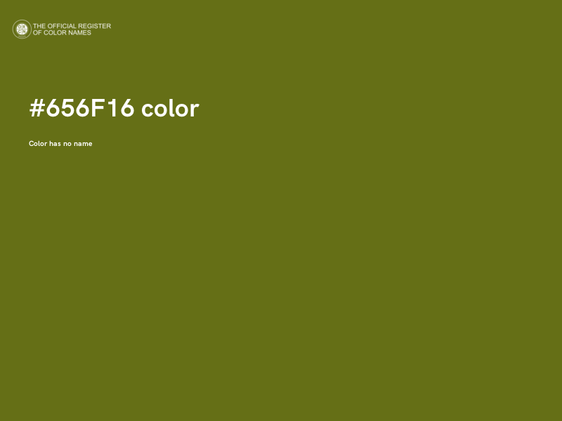 #656F16 color image