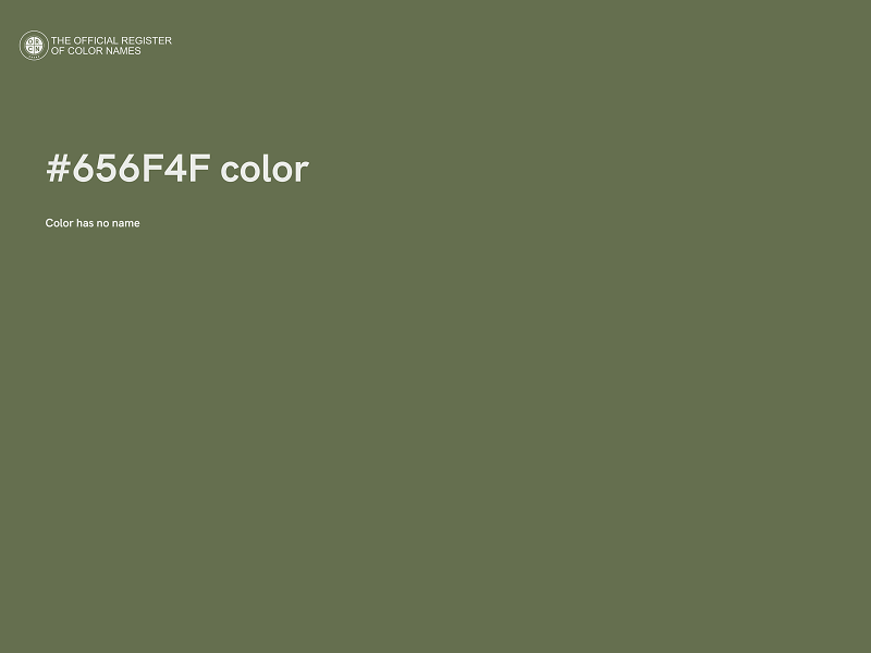 #656F4F color image