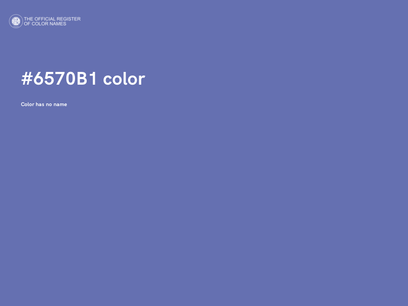 #6570B1 color image